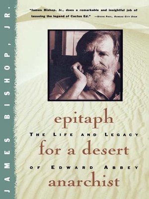 cover image of Epitaph For a Desert Anarchist
